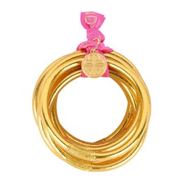 BuDhaGirl Gold All Weather Bangles® (AWB) - Serenity Prayer