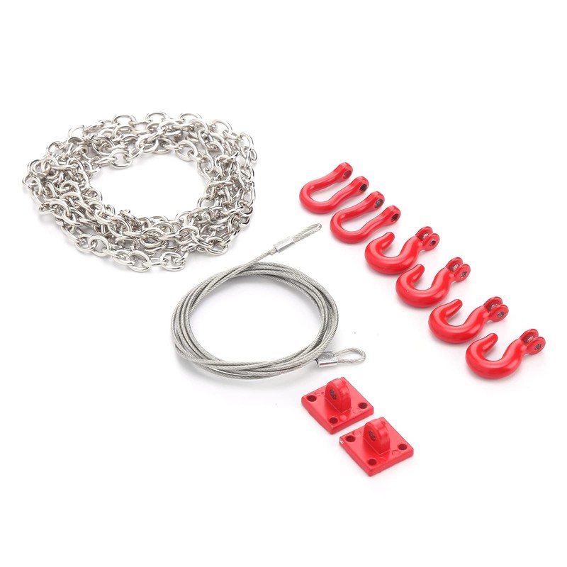 RiToEasysports RC Trailer Safety Chain,Metal Trailer Hook Tow Chain Tow