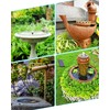 Biling Solar Fountain for Bird Bath, Solar Panel Kit Outdoor