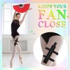 Geelin Large Folding Fan with Holster Rave Clack Handheld Fan