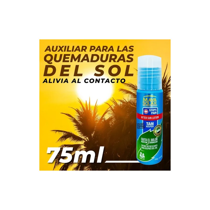 Crema Refrescante After Sun Para Quemaduras Maya Solar 75ml