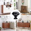 YourGift 12 Pack Drawer Knobs Diamond Shaped Crystal Glass 30mm