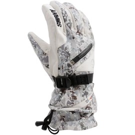 Swany Men's X-Cell 2.1 Sports Moisture-Wicking Quick-Drying Warm Durable Flexible Leather Winter Gloves, Winter Camo, X-Large