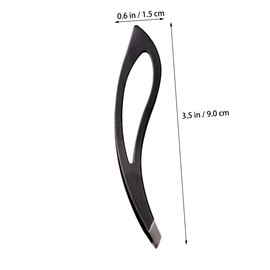 PACKOVE 2pcs Stainless Steel Eyebrow Tweezers Precision Tip Eyebrow Tool for Men and Women Durable Facial Hair Grooming and Ingrown Hair Removal