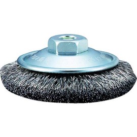 TRUSCO GBB-85S Bevel Brush for Power Tools, Φ3.3 inches (85 mm), SUS304, Wire Diameter 0.01 inches (0.30 mm)