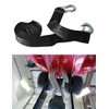 TINVHY Trailer Winch Strap Heavy Duty High Strength Polyester with 2 Safety Hooks Replacement for Yacht Trailer Belt