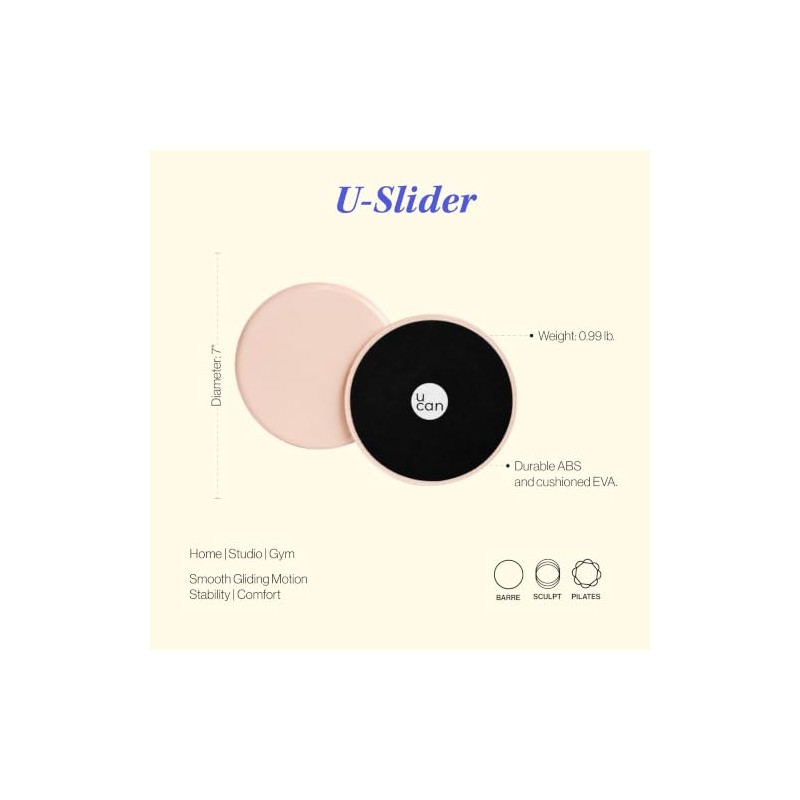 U can - Sliders Discos deslizantes para Ejercicio | Pilates,