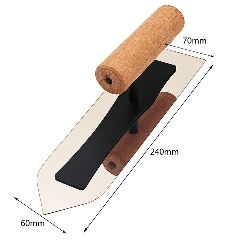 Stainless Steel Venetian Plaster Japanese Finishing Trowel Set 3 PC