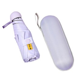 SHPEROWW Parasol Folding Umbrella, Women's, Compact, Lightweight, 8 Ribs, UV Protection, Light Blocking, Heat Shield, Convenient to Carry, UV Protection, Sun Protection, Rain or Shine, Folding