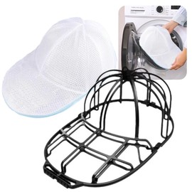 Cap Washer, Hat, Washing Net, Cap, Prevents Deformation, Cleaning, 2-in-1 Net Included, School Cap, Baseball Cap, Kids, Adults, Hat Hanger, Lightweight, Wrinkle-Resistant, Hat Washing (Net Included