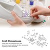 100pcs Transparent Rhinestones Mini Sharpened Bottom Exquisite Crystal Gems for