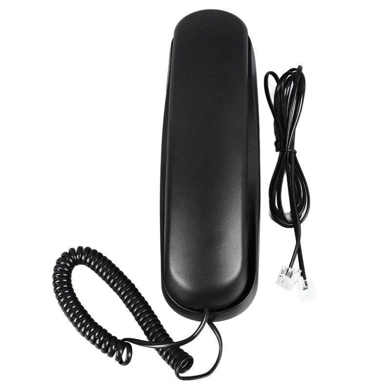 Wall Mountable Telephone Multifunctional Clear Sound Corded Landline Phone for