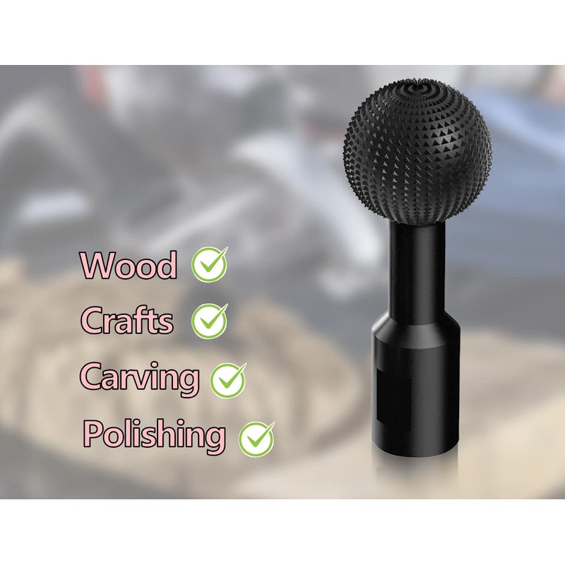 ZoeTekway Wood Lathe Ball Cutter Wood Grinder Head 14 mm