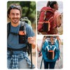 Neverwhy Water Bottle Holder Pouch with Hook Buckle, Backpack Water