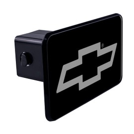 Chevy Bowtie Silver 3D Polyurethane Domed Plastic Trailer Hitch Cover 2" Receiver 3100