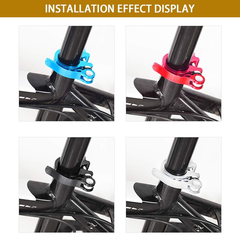 DAZISEN Bicycle Seat Tube Clip - Aluminium Alloy Ultralight Quick