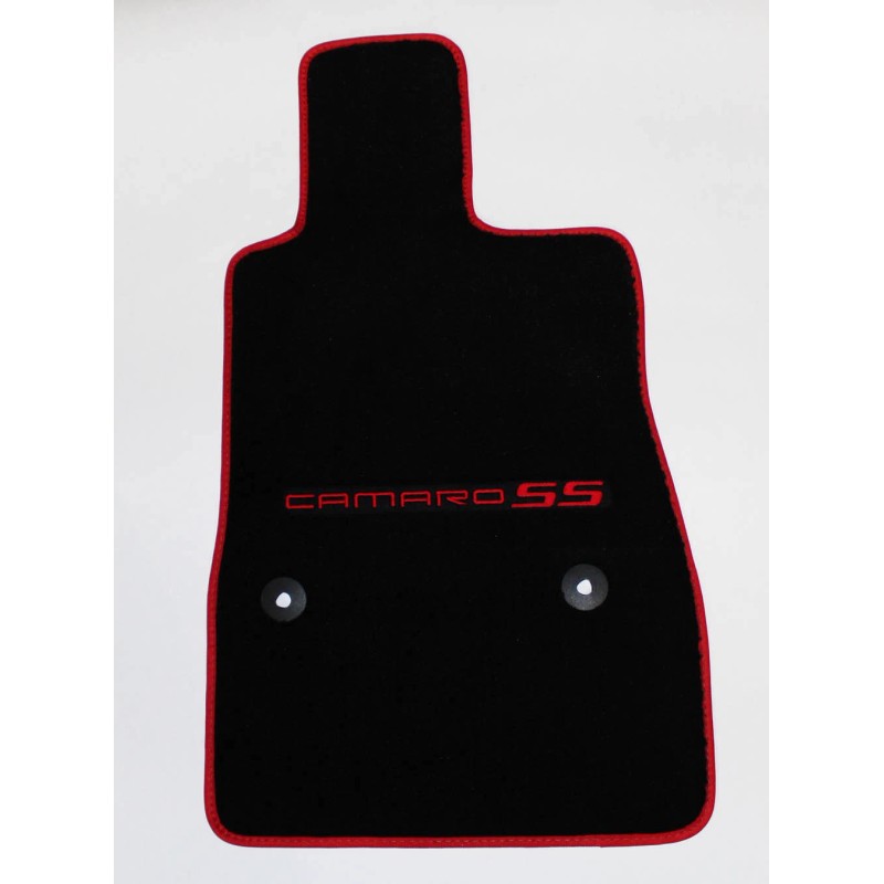 AFM NEW! BLACK Floor Mats 2016-2024 Camaro Embroidered Logo +