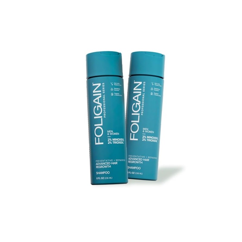 FOLIGAIN pack 2 Shampoo Advance con biotina 236ml C/U
