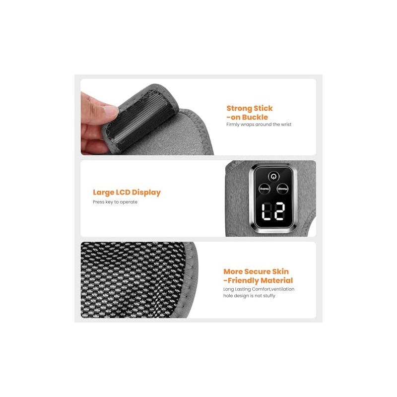 2-in-1 Warming Foot Massager Wrap – Foot & Ankle Massager