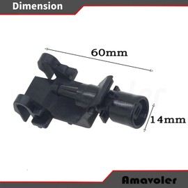 Amavoler 76810-TG7-A11 Windshield Washer Nozzle Aftermarket Accessory Fit for Honda Pilot 2016-2021 Passport 2019-2021 Ridgeline 2017-2020. OEM#:76810-TG7-A11.