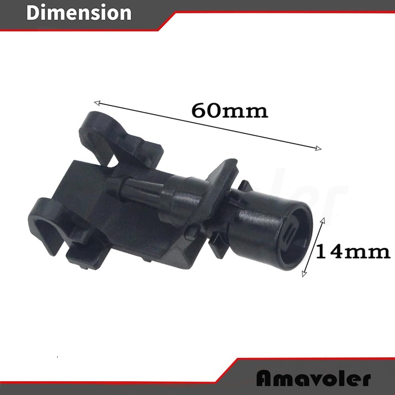 Amavoler 76810-TG7-A11 Windshield Washer Nozzle Aftermarket Accessory Fit for Honda