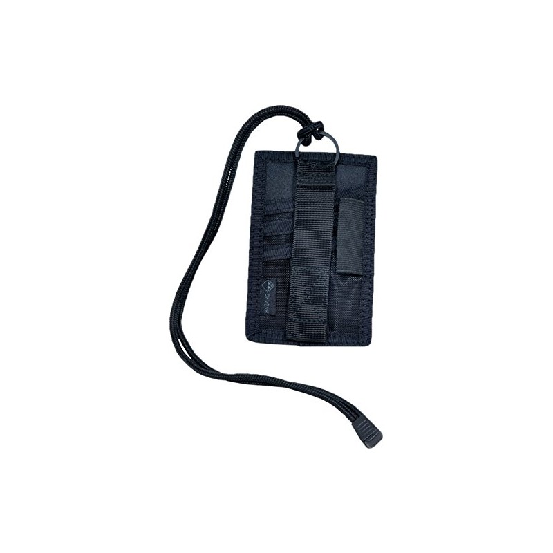 Hazard 4 Badger Lanyard Patch/Cards Holder W/Key Ring - Black