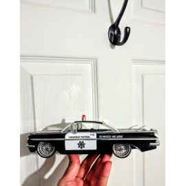 Jada Toy Highway Patrol 1:24 Scale 1959 Chevy Impala Lowrider Model Black Loose