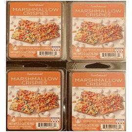 Marshmallow Crispies Wax Melts Tarts (Pack of 4 with 6 Cubes Each)