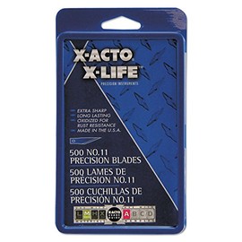 ELMERS X-Acto #11 Blades for X-Acto Knives, Bulk Pack, 500 Blades Per Box (X511)