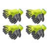 Högert Technik VECHTE Nitrile Coated Protective Gloves, Green/D Grey, Size