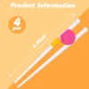 Kidsfantasy Kids Chopsticks, 4 Pairs Training Chopsticks for Toddler Beginners