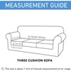 hyha Waterproof Couch Cushion Covers, Washable Sofa Cushion Slipcovers, Thick