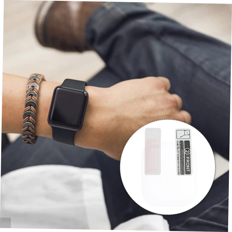 BIUDECO Pack Smartwatch Screen Films Pet Material Scratch Resistant Fingerprint