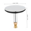 Operitacx 2pcs Manual Bathtub Drain Stopper Leak Plug for Wash