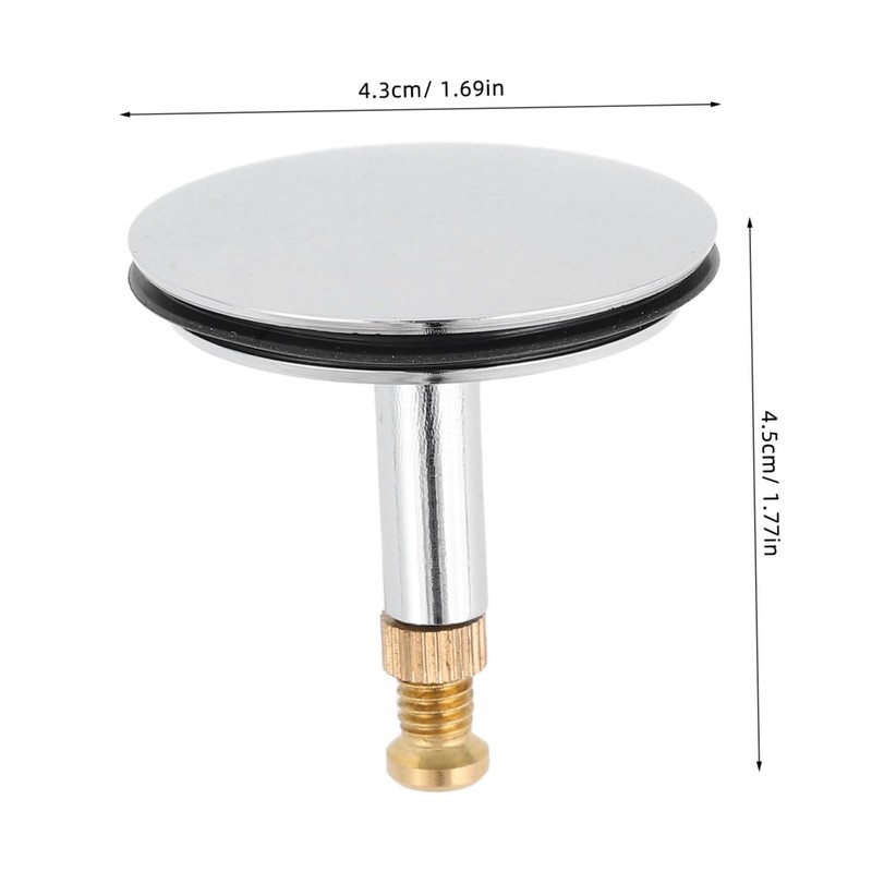 Operitacx 2pcs Manual Bathtub Drain Stopper Leak Plug for Wash