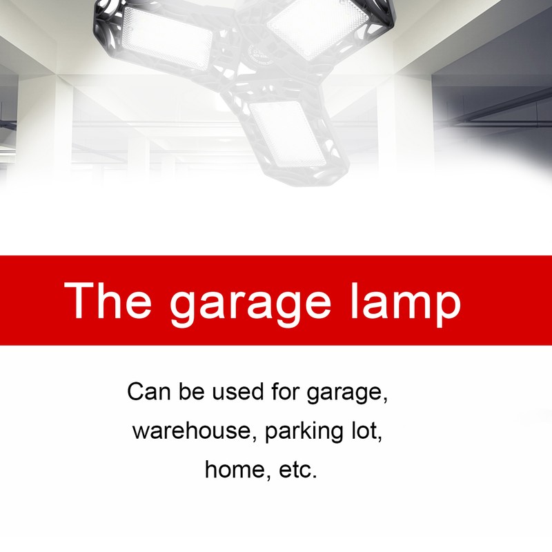 40W E27/E26 36LED Fan Garage Light Plastic Black Industrial Working