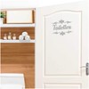 Les Trésors De Lily R2094 Toilette Door Sticker Grey 20