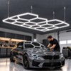 Adjustable Suspension Wire Cable Set for Hexagonal Garage Lights –