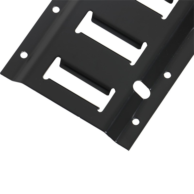 Silscvtt 4 PCS Powder Coated Black E Track Tie Down
