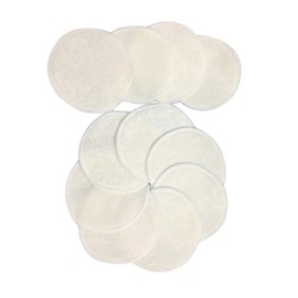 Mikinona 10pcs 3 Reusable Bamboo Fiber Makeup Remover Pads Gentle Face Wipes for All Skin Types Cleansing Mats for Makeup Removal