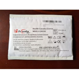 Surgical Scissors 5.5 inch, Made in High Quality, Non-Rust, Sterilizable, German Stainless Steel (Sharp/Sharp Curved)