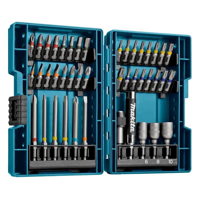 Makita (マキタ) Impact Driver Bit Socket, 43 Piece Set, Hex