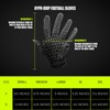 We Ball Sports Hypr-Grip Football Gloves, Men s Sticky Silicone