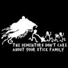 The Dementors Don't Care About Your Stick Figure Family Decal