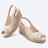 VISCATA Llansa Espadrille Wedges Open Toe Ankle Strap Buckle