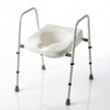 Fully Adjustable Toilet Frame with Seat – Raised Toilet Seat