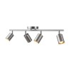 Not Available Pratt 4-Light Brushed Nickel Finish Track Lighting -