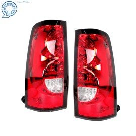 happy19star Pair Tail Lights Brake Lamps For 2003-2006 Chevy Silverado 1500 2500 3500 LH+RH