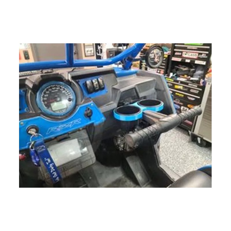 SHRED 3D Polaris RZR passenger T-Bar grab handle cup holder