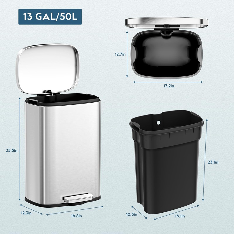 Arlopu 13 gal (50 L) and 2.6 gal (10 L)